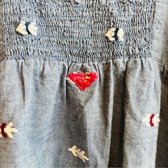 Roxy Girl Chambray Dress Size 14 - Picture 10 of 11